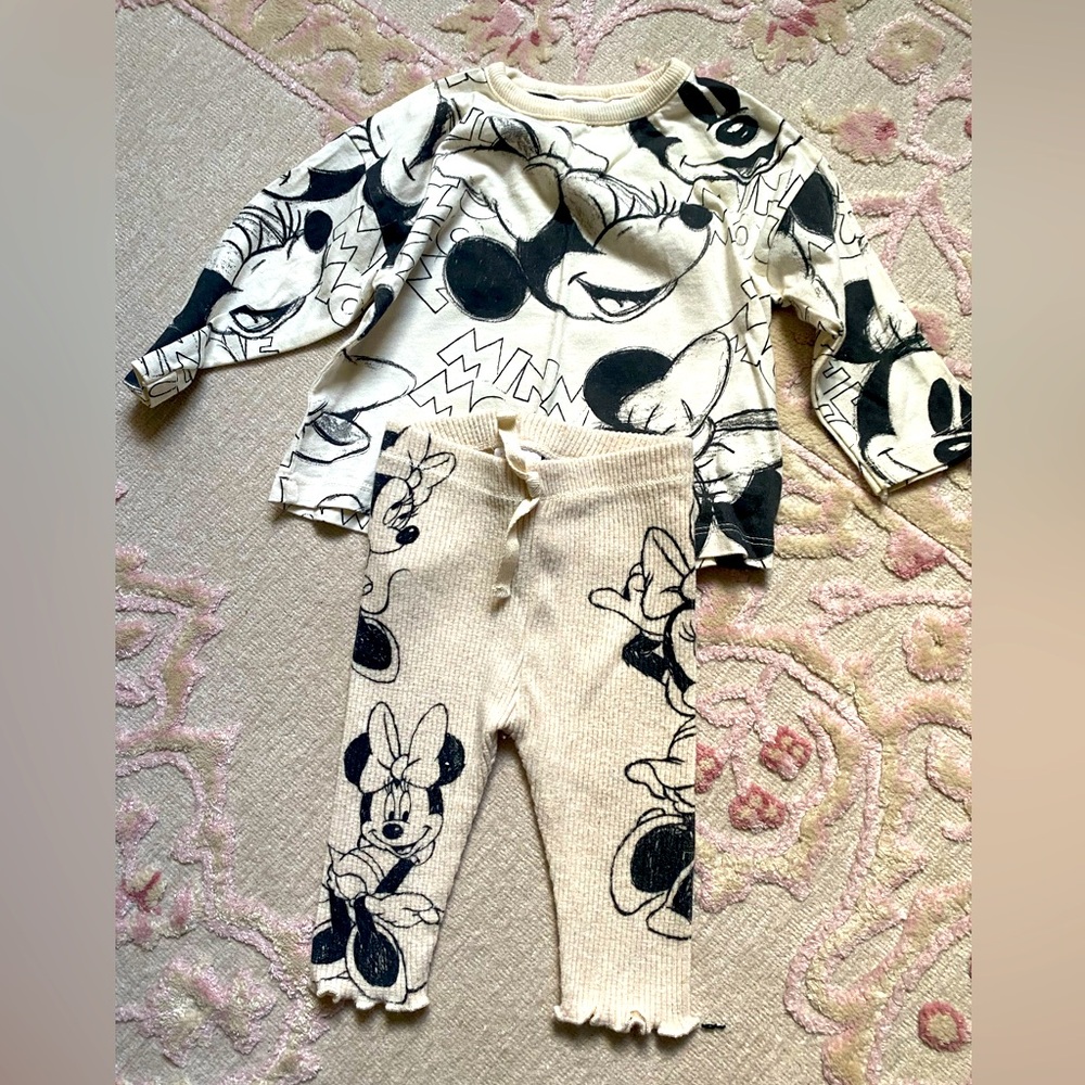 ZARA baby 3-6 months Disney set